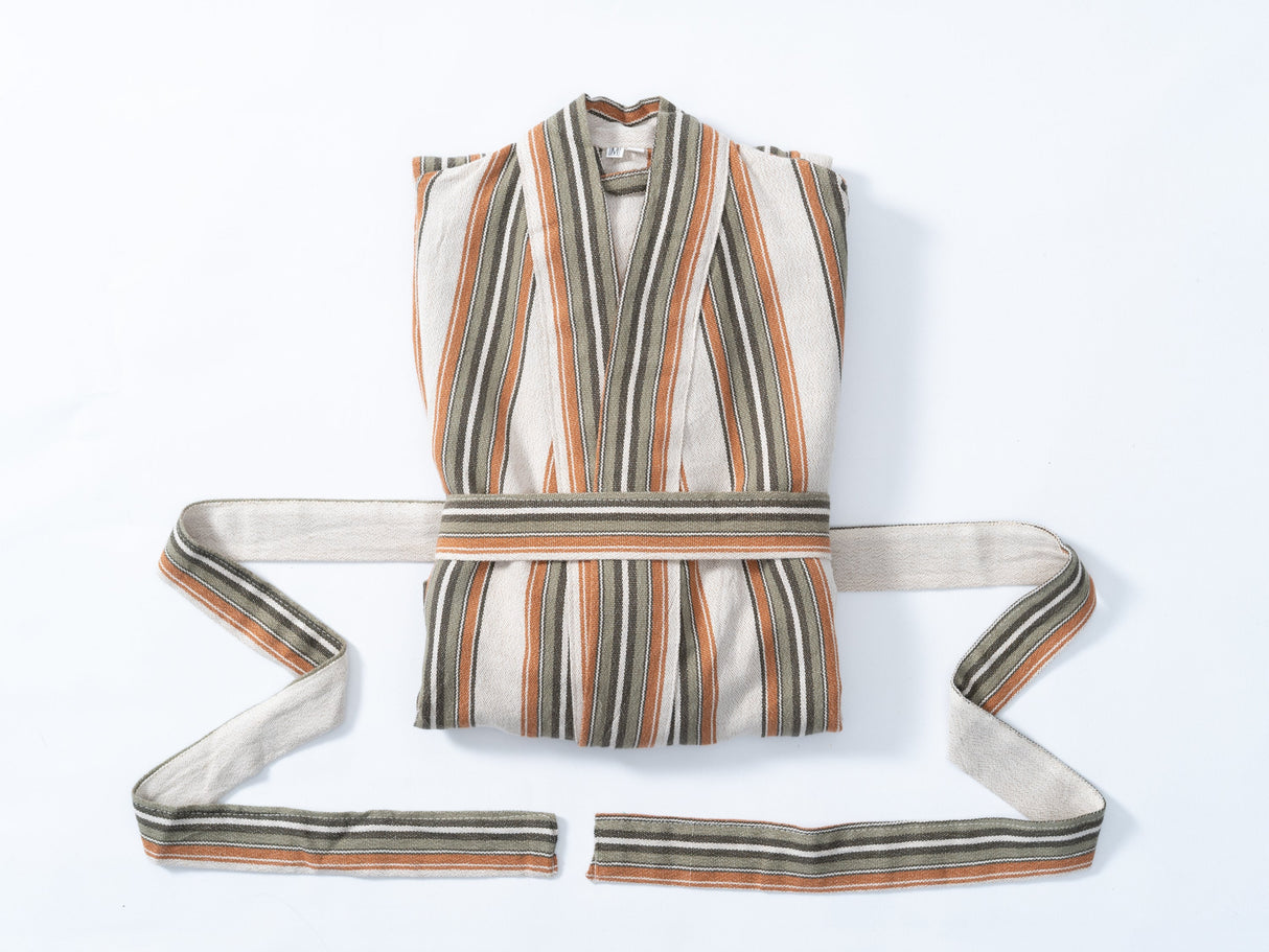 Attuda Linen Robe From Eastern Woven