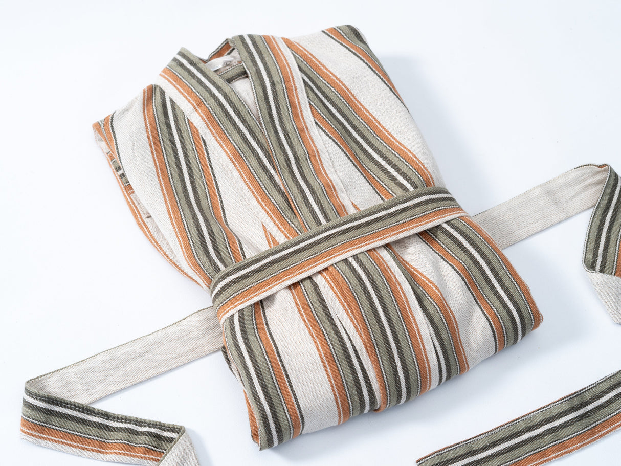 Attuda Linen Robe From Eastern Woven