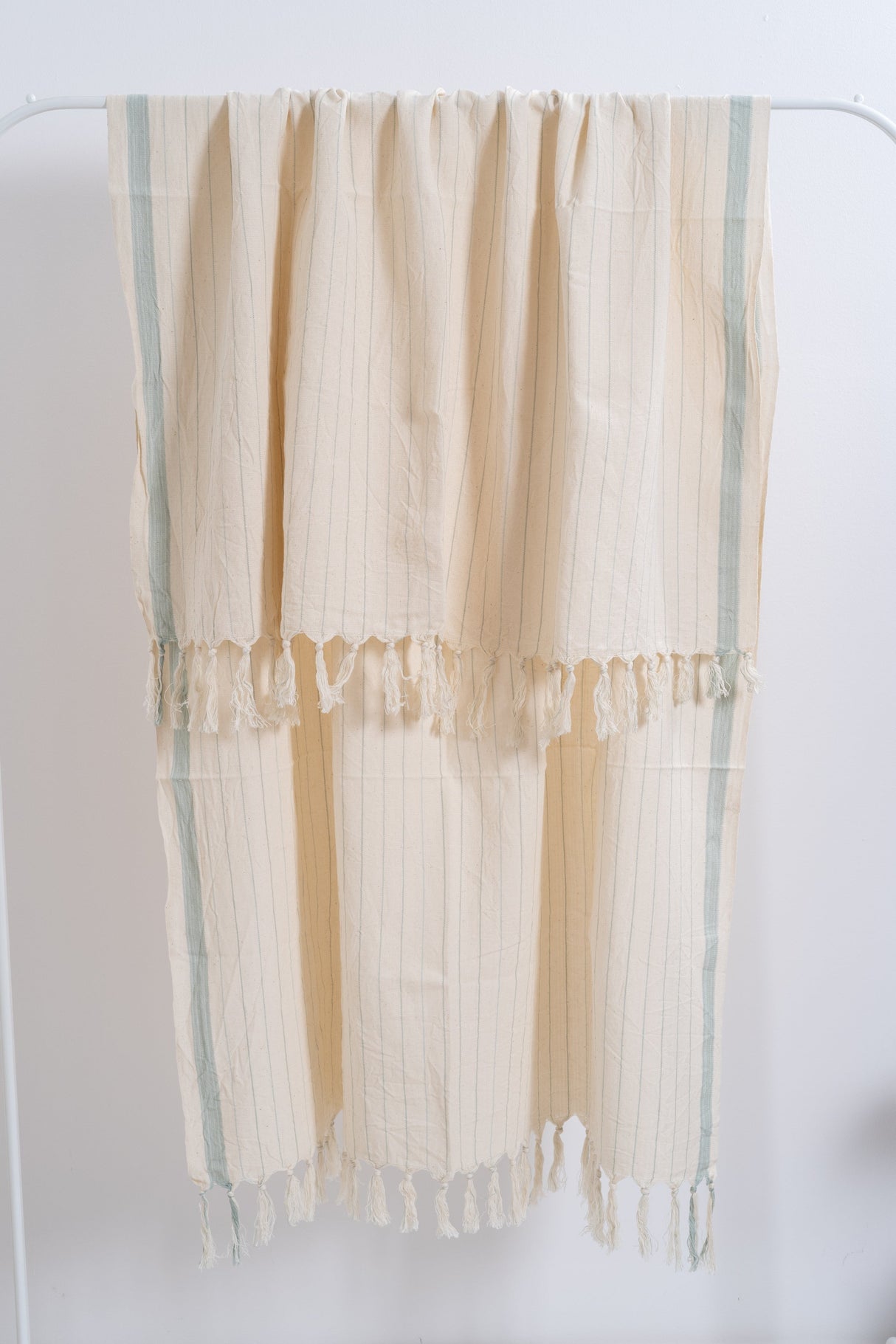 Drama Blue Towel from Eastern Woven