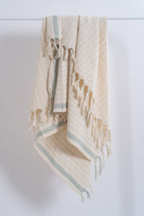 Drama Blue Towel from Eastern Woven