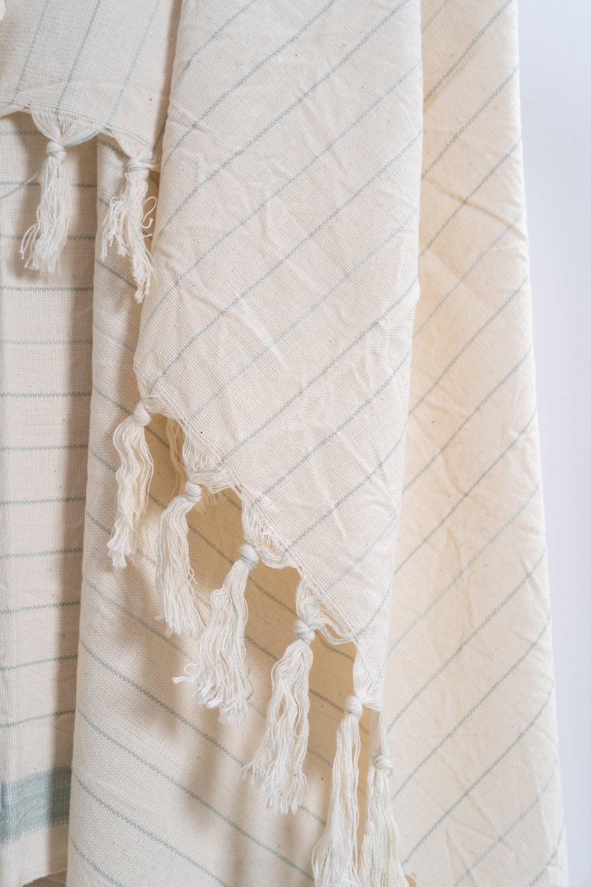 Drama Blue Towel from Eastern Woven