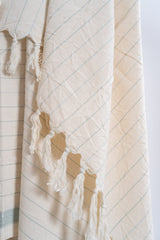 Drama Blue Towel from Eastern Woven