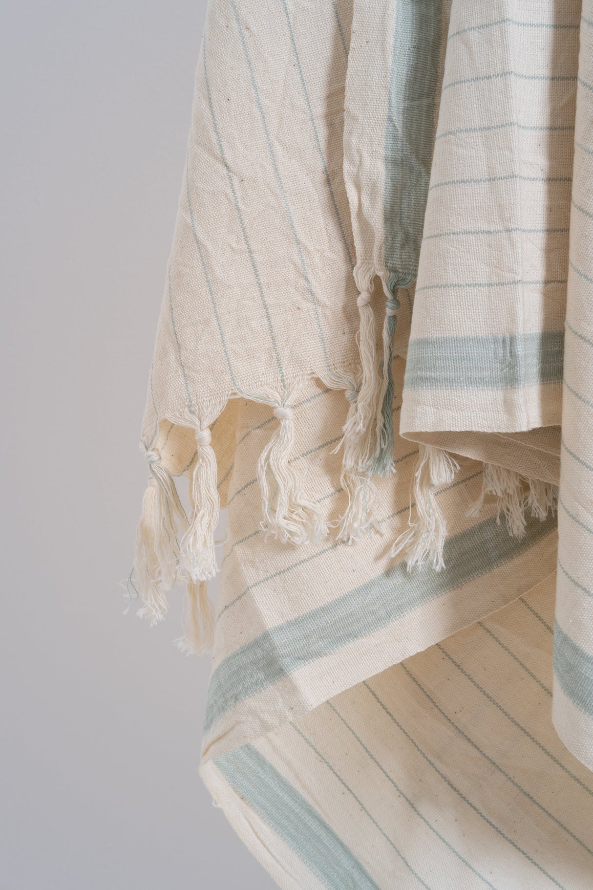 Drama Blue Towel from Eastern Woven