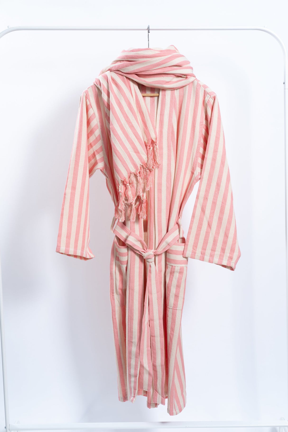 Girit Pink Robe From Eastern Woven
