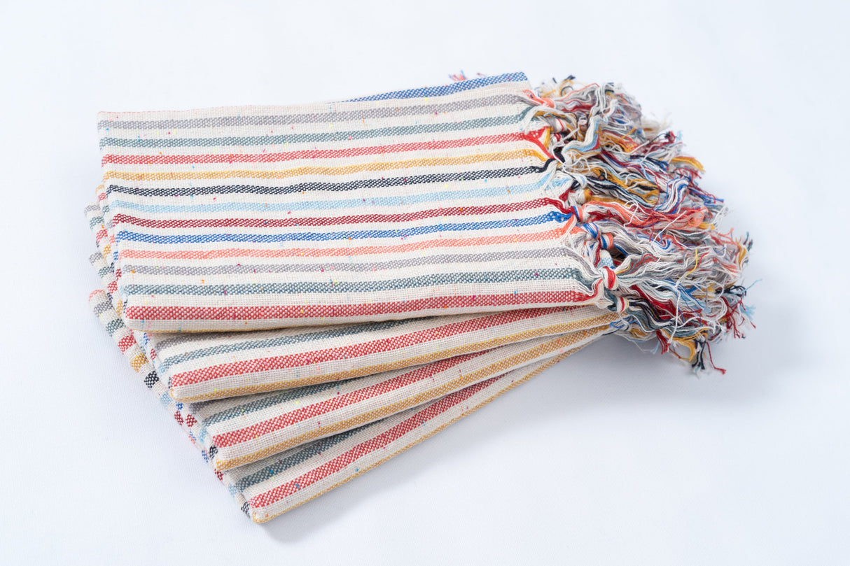 Rainbow Dot Hand Towel From Eastern Woven