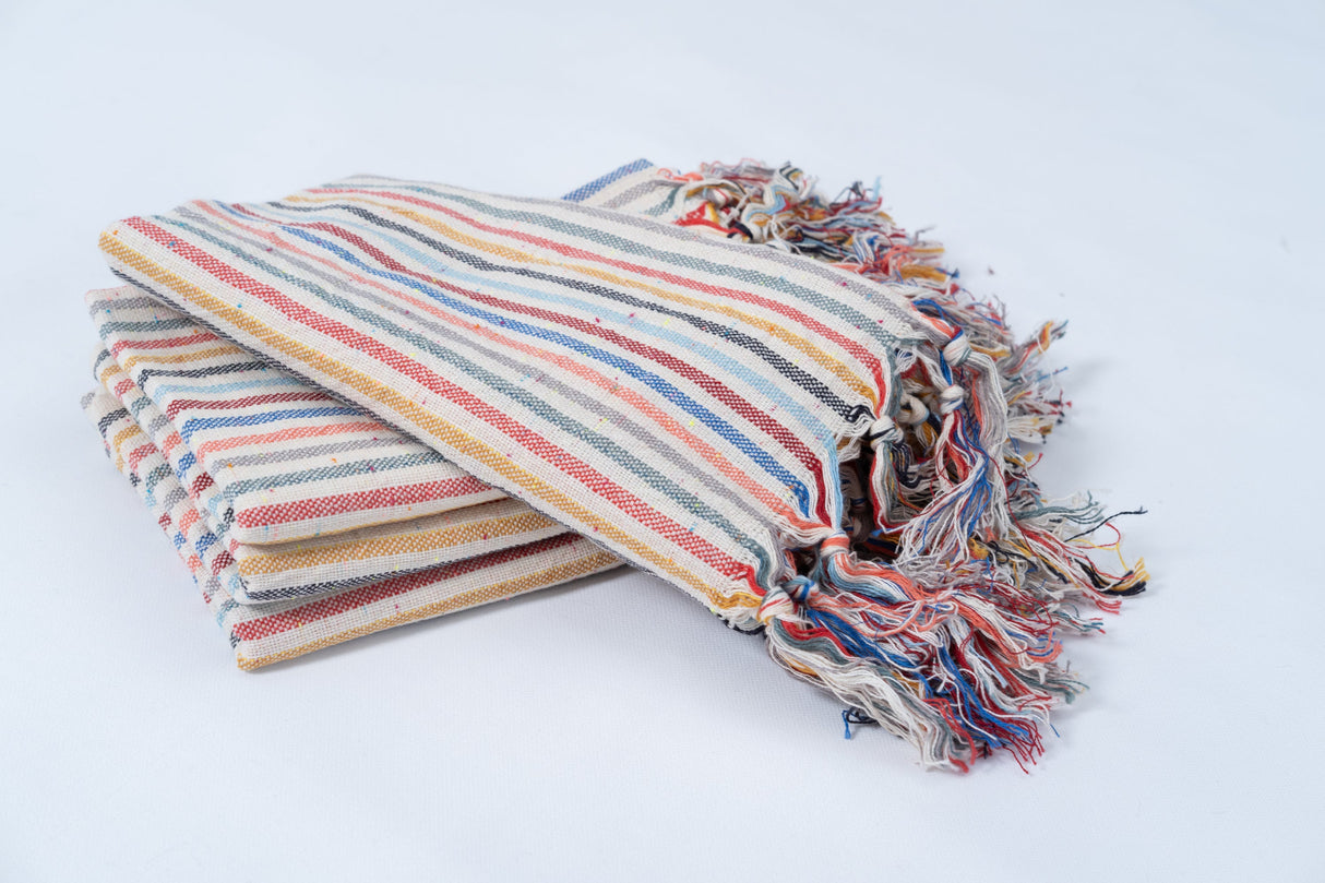 Rainbow Dot Hand Towel From Eastern Woven