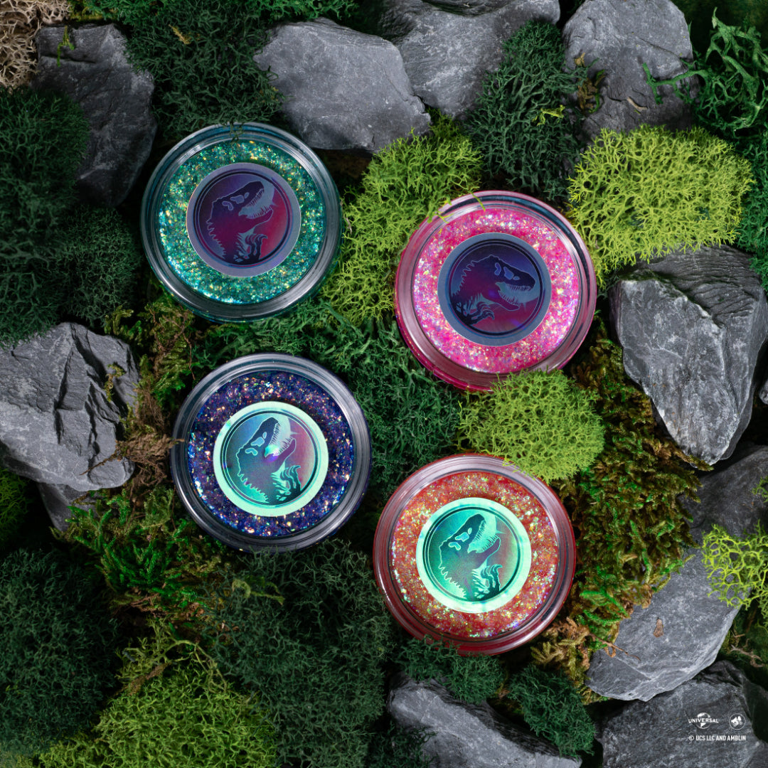 Jurassic World | It Can Camouflage! Holo Face & Body Glitter Gel from Profusion Cosmetics
