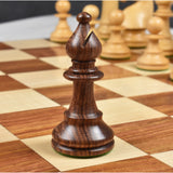 German Collectors' 1920's Chess Set- Chess Pieces Only- Golden Rosewood - 4.1" From Royal Chess Mall