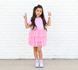 BUBBLEGUM CHECKERS DREAM TUTU DRESS from DREAM BIG LITTLE CO