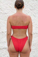 BALBOA O-RING BIKINI TOP - RUBY From ELYSIIAN