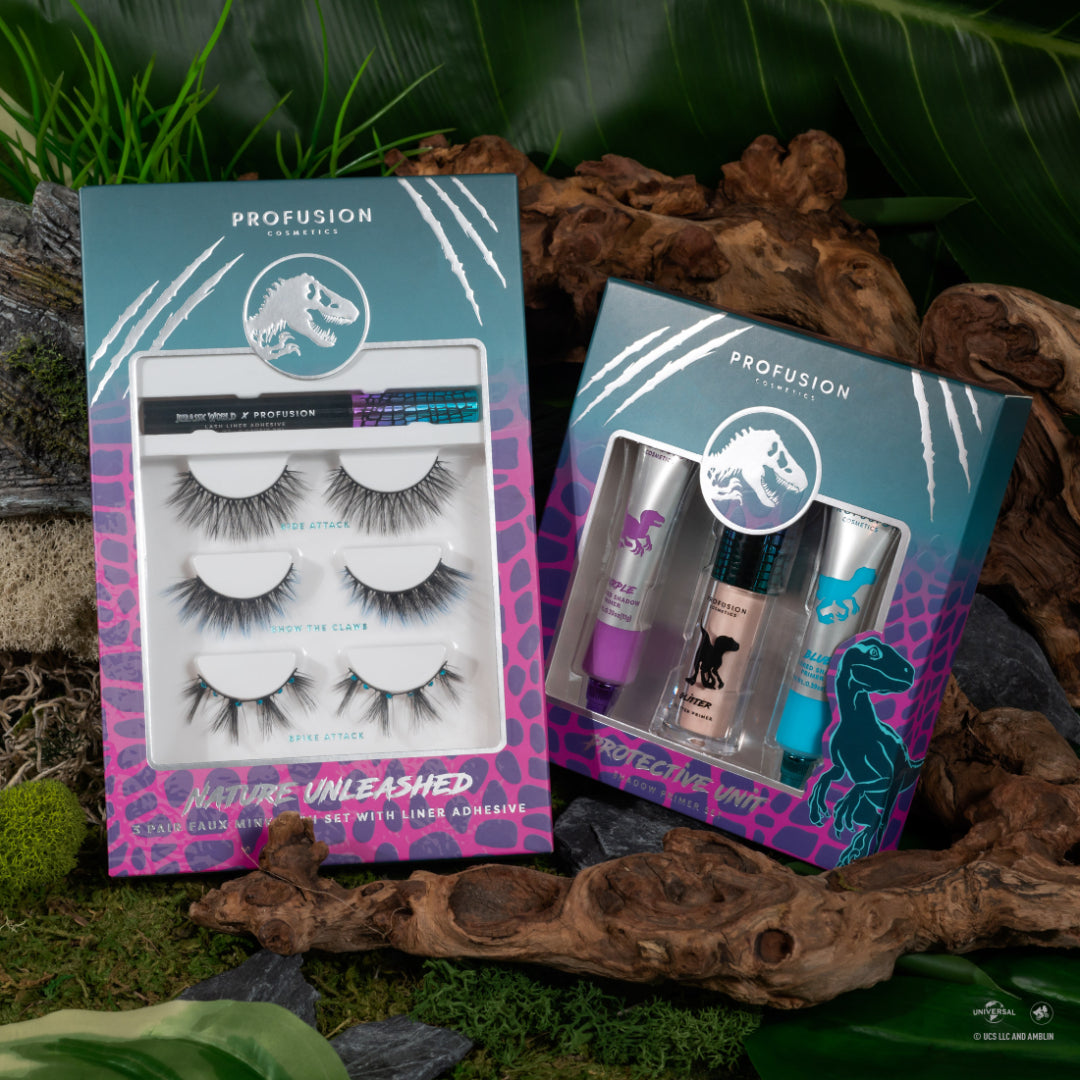 Jurassic World | Nature Unleashed 3pc Lash Set from Profusion Cosmetics