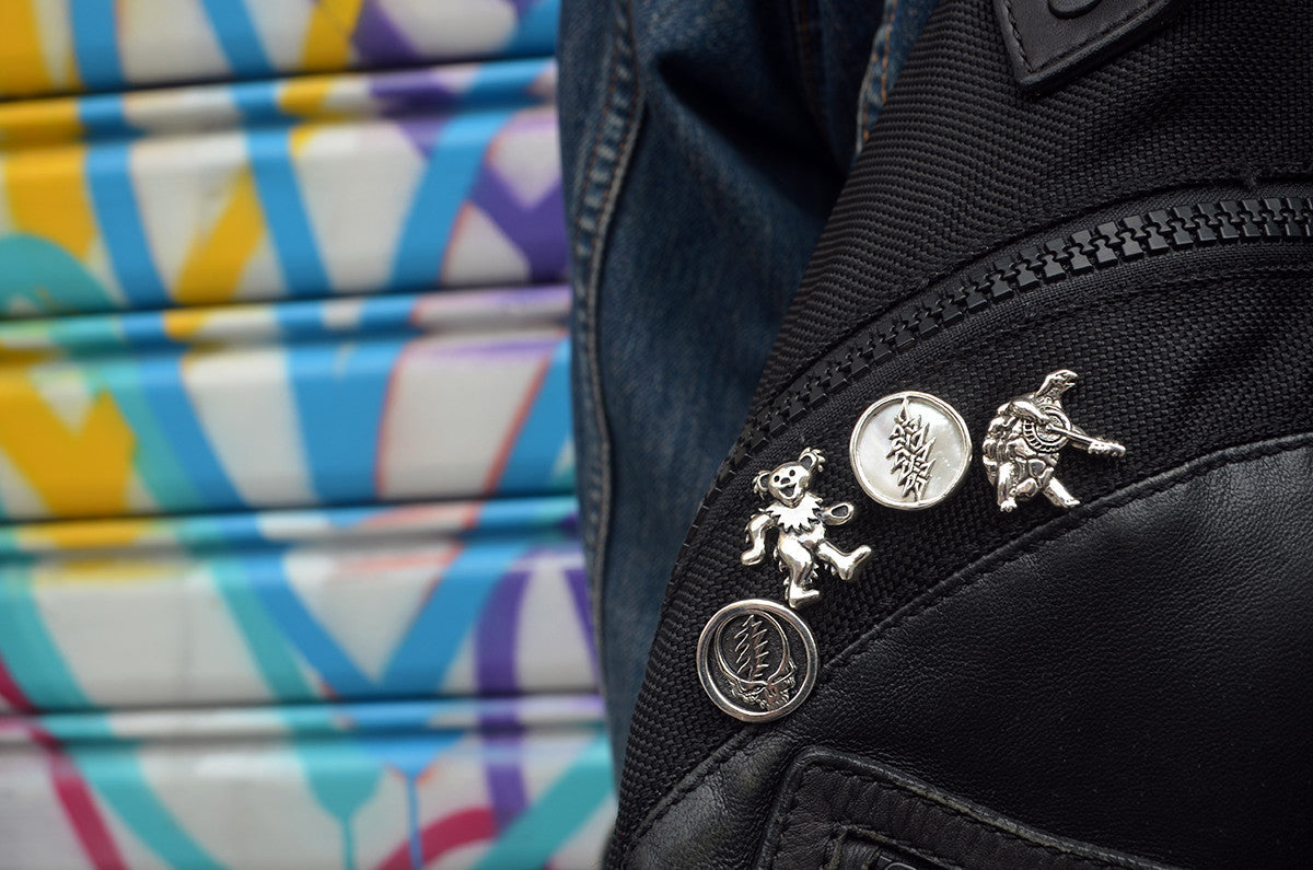 Lightning Bolt Sterling Silver Pin from Cynthia Gale New York