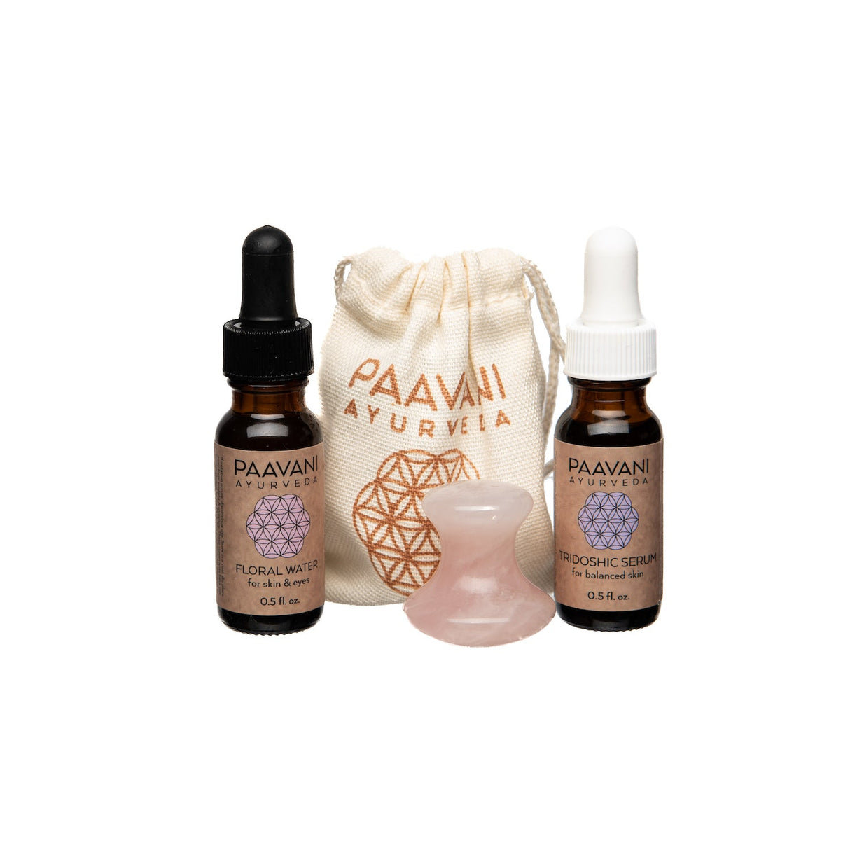 The Radiant Skin Ritual - Rose Quartz Facial Tool from Paavani Ayurveda