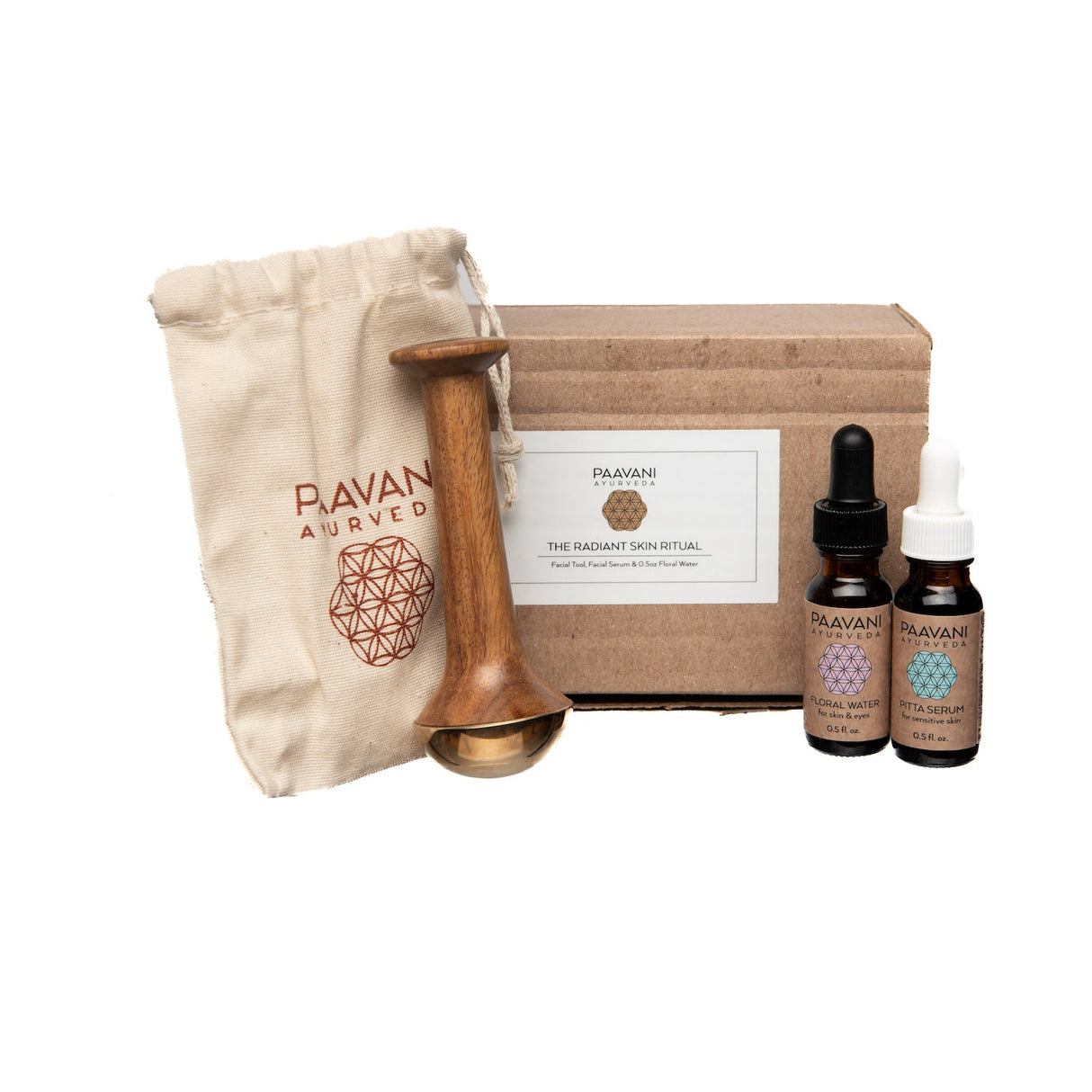 The Radiant Skin Ritual - Kansa Wand Facial Tool from Paavani Ayurveda