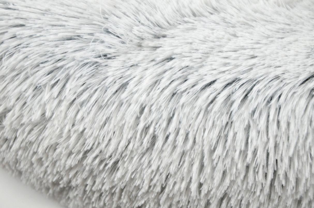 Mr. Peanut's 28" OrthoPlush® Pet Bed - Snowflake White Two Tone from Mr. Peanut's Pet Carriers