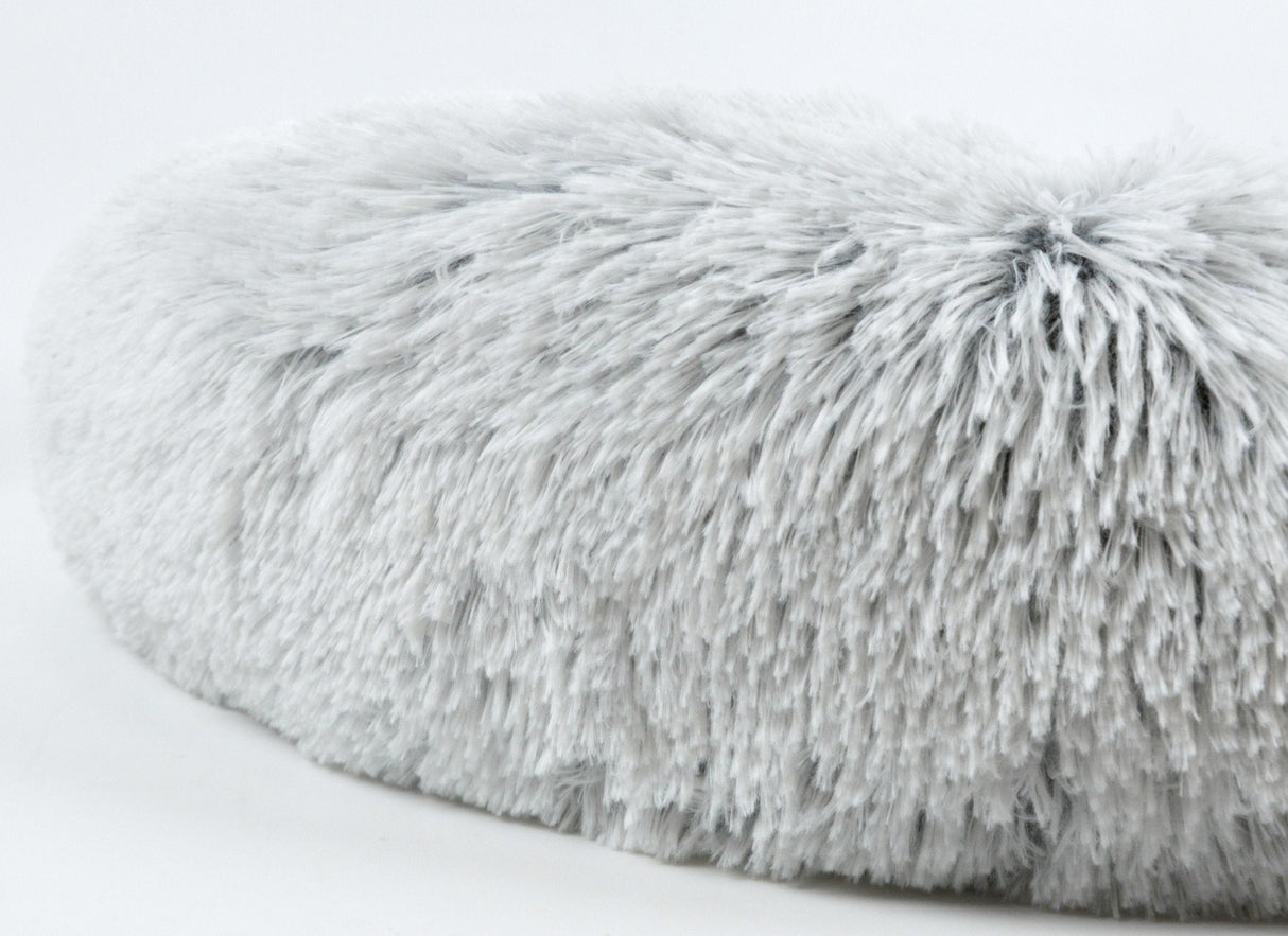 Mr. Peanut's 23" OrthoPlush® Pet Bed - Gray Two Tone from Mr. Peanut's Pet Carriers
