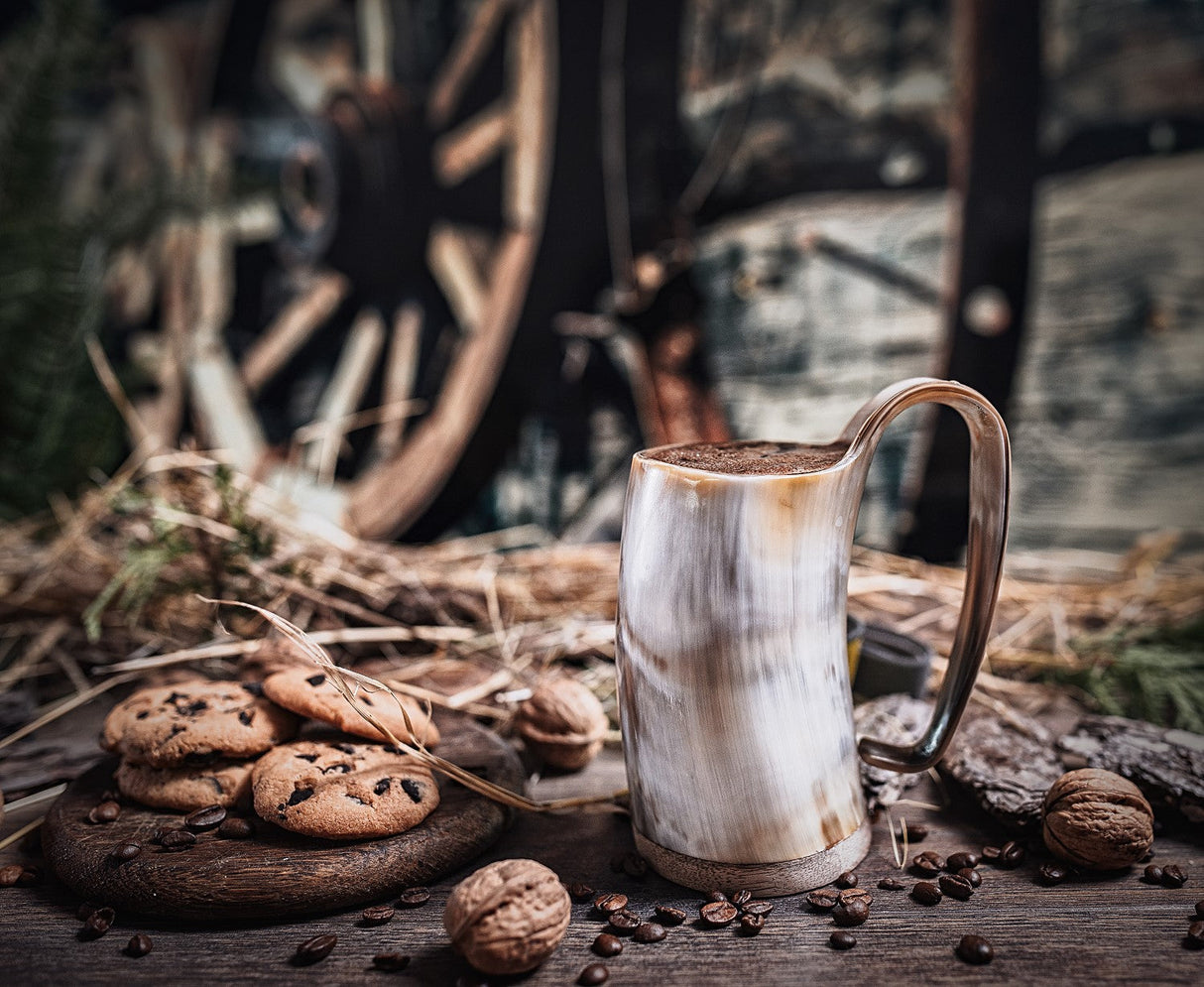 Horn Coffee Mug from Norse Tradesman