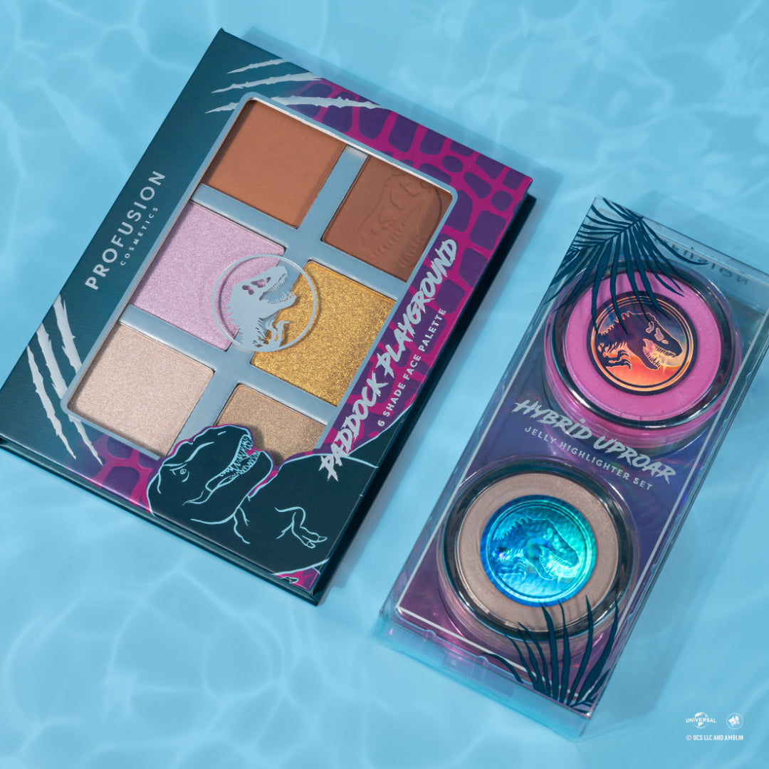 Jurassic World | Paddock Playground Face Palette from Profusion Cosmetics