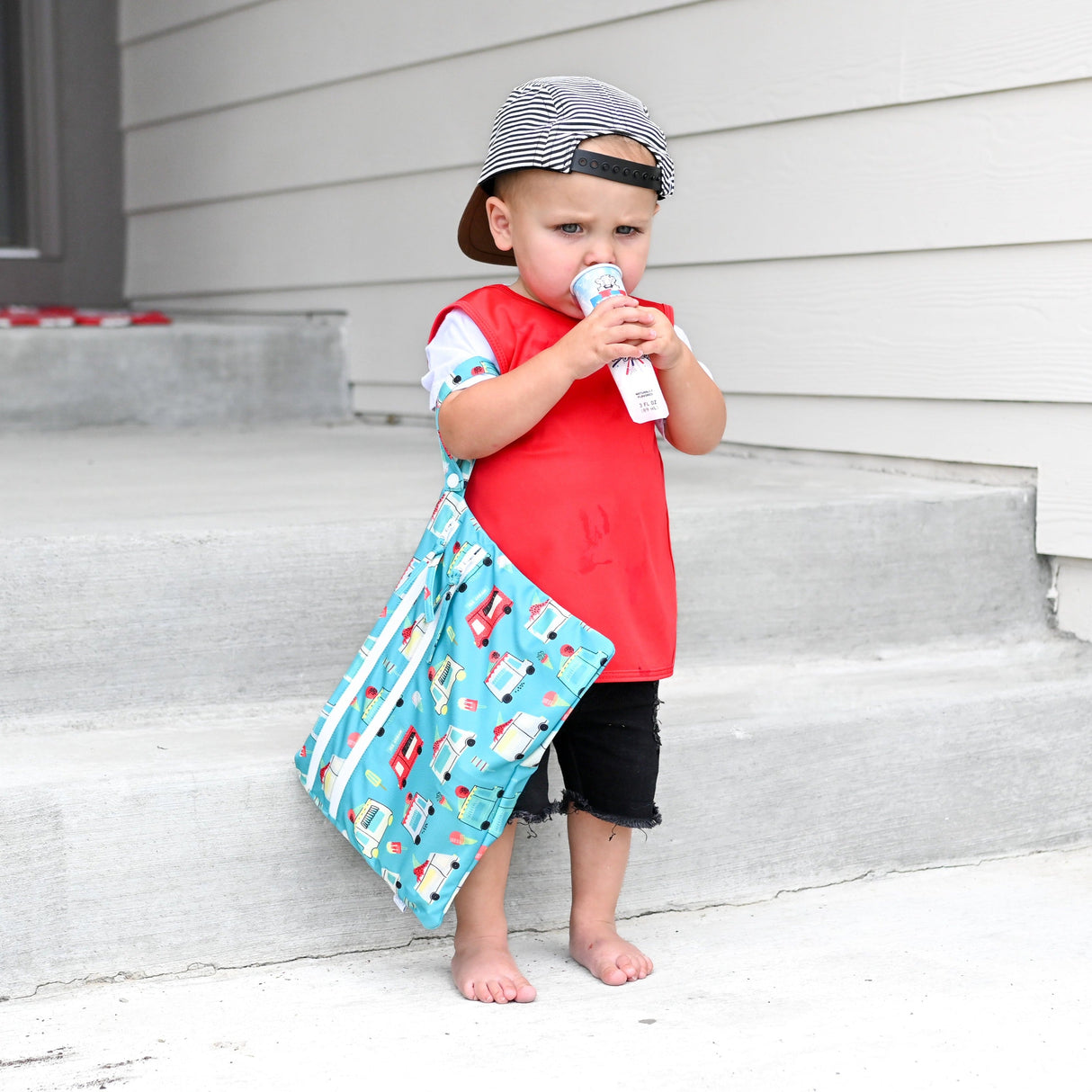 Ice Cream Truck - Waterproof Wet Bag (For mealtime, on-the-go, and more!) from BapronBaby