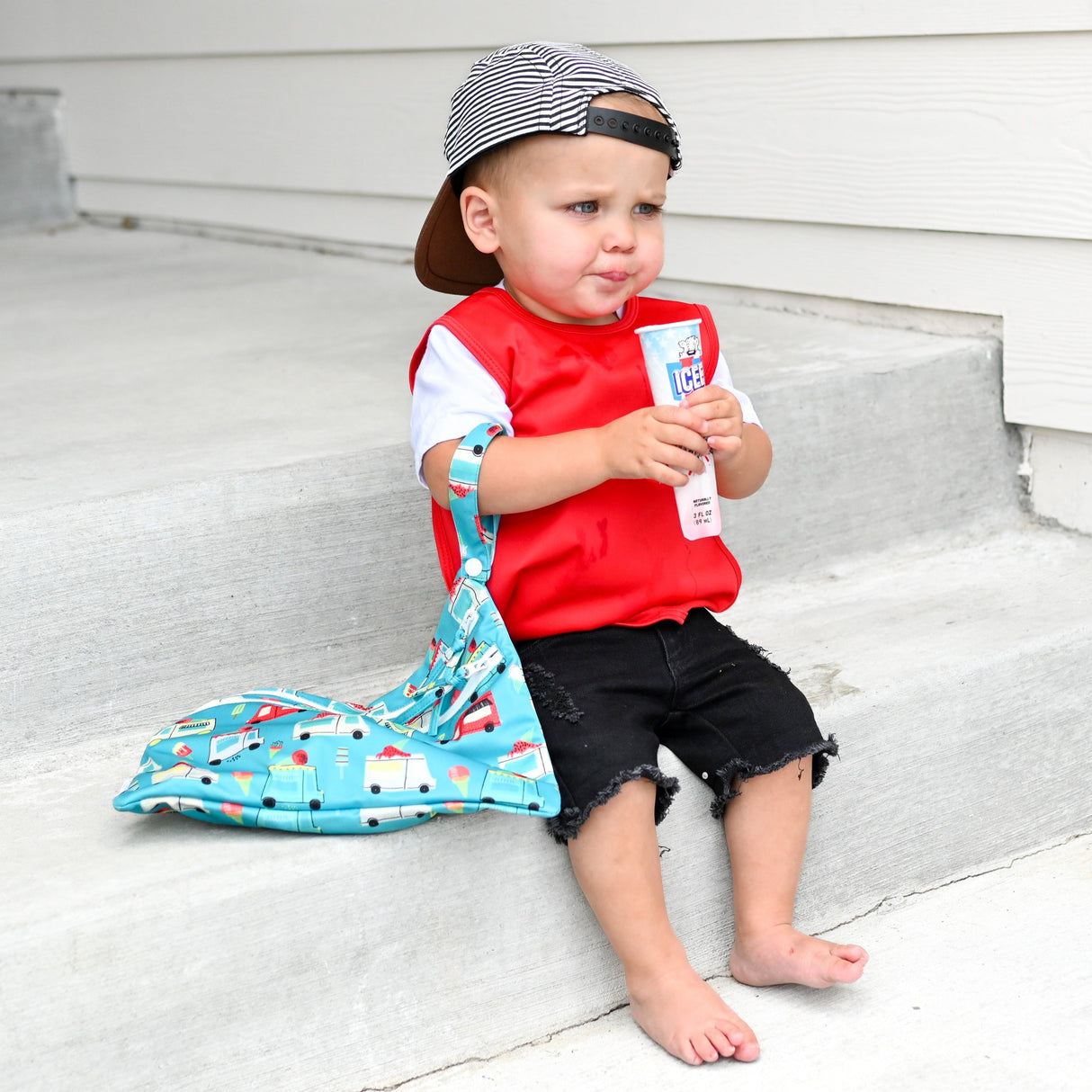 Ice Cream Truck - Waterproof Wet Bag (For mealtime, on-the-go, and more!) from BapronBaby