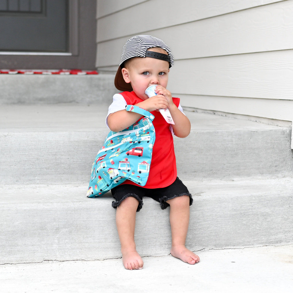 Ice Cream Truck - Waterproof Wet Bag (For mealtime, on-the-go, and more!) from BapronBaby