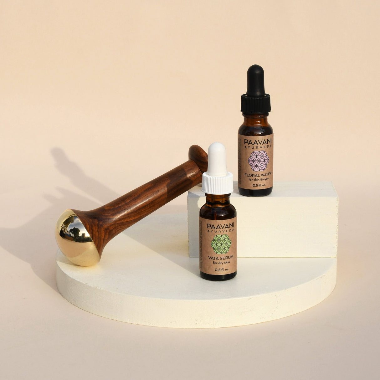 The Radiant Skin Ritual - Kansa Wand Facial Tool from Paavani Ayurveda