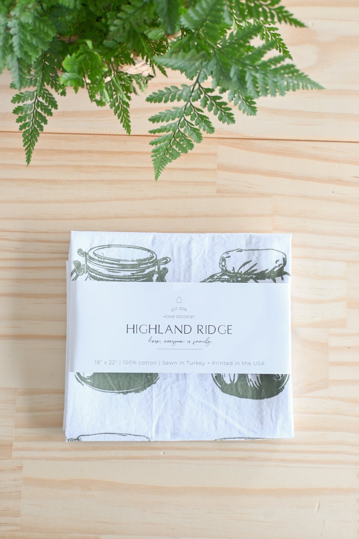 Pickle Tea Towel from Jubilee Trading Company