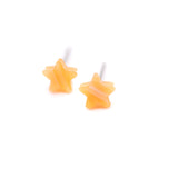 Amber Moonglow Mini Star Stud Earrings from Leetie Lovendale