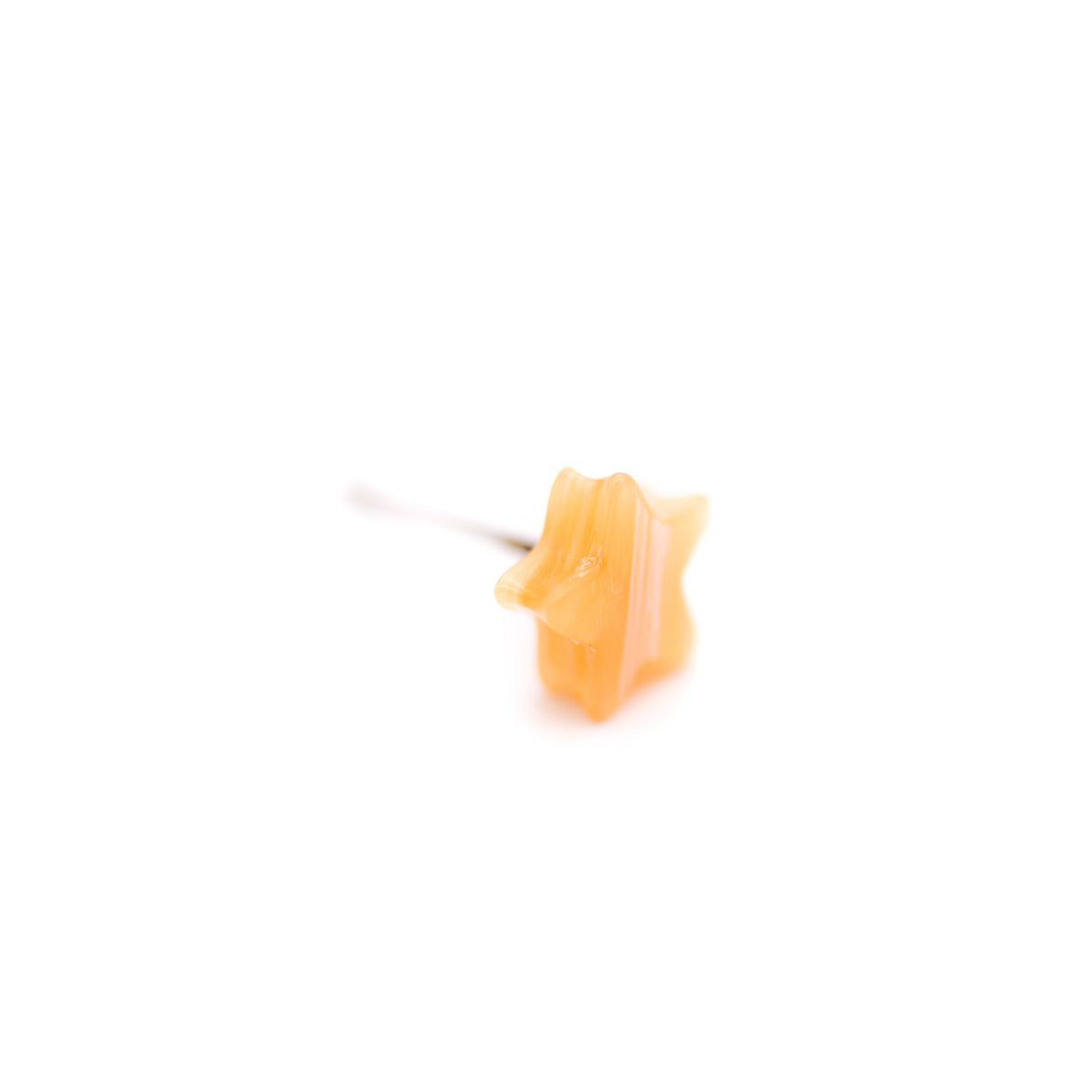 Amber Moonglow Mini Star Stud Earrings from Leetie Lovendale