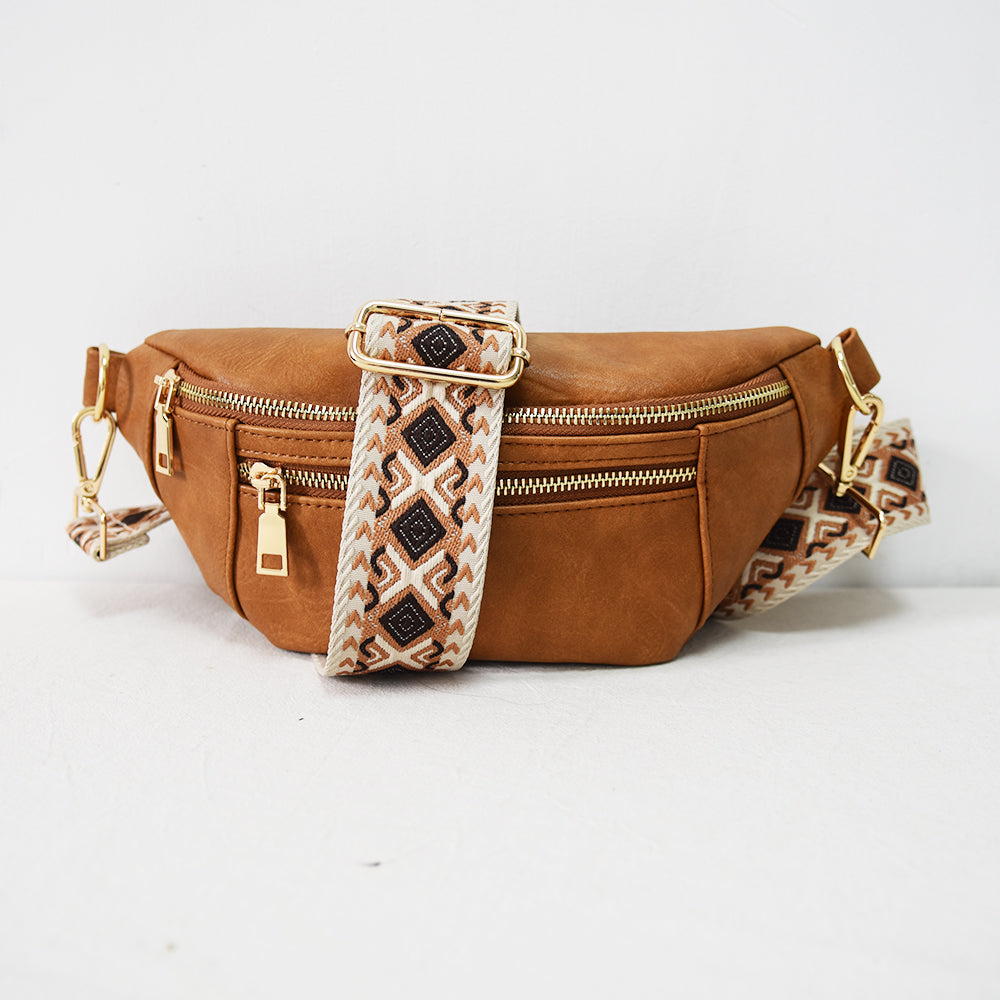The Soho | Dual Zipper Sling Bag from Babs+Birdie