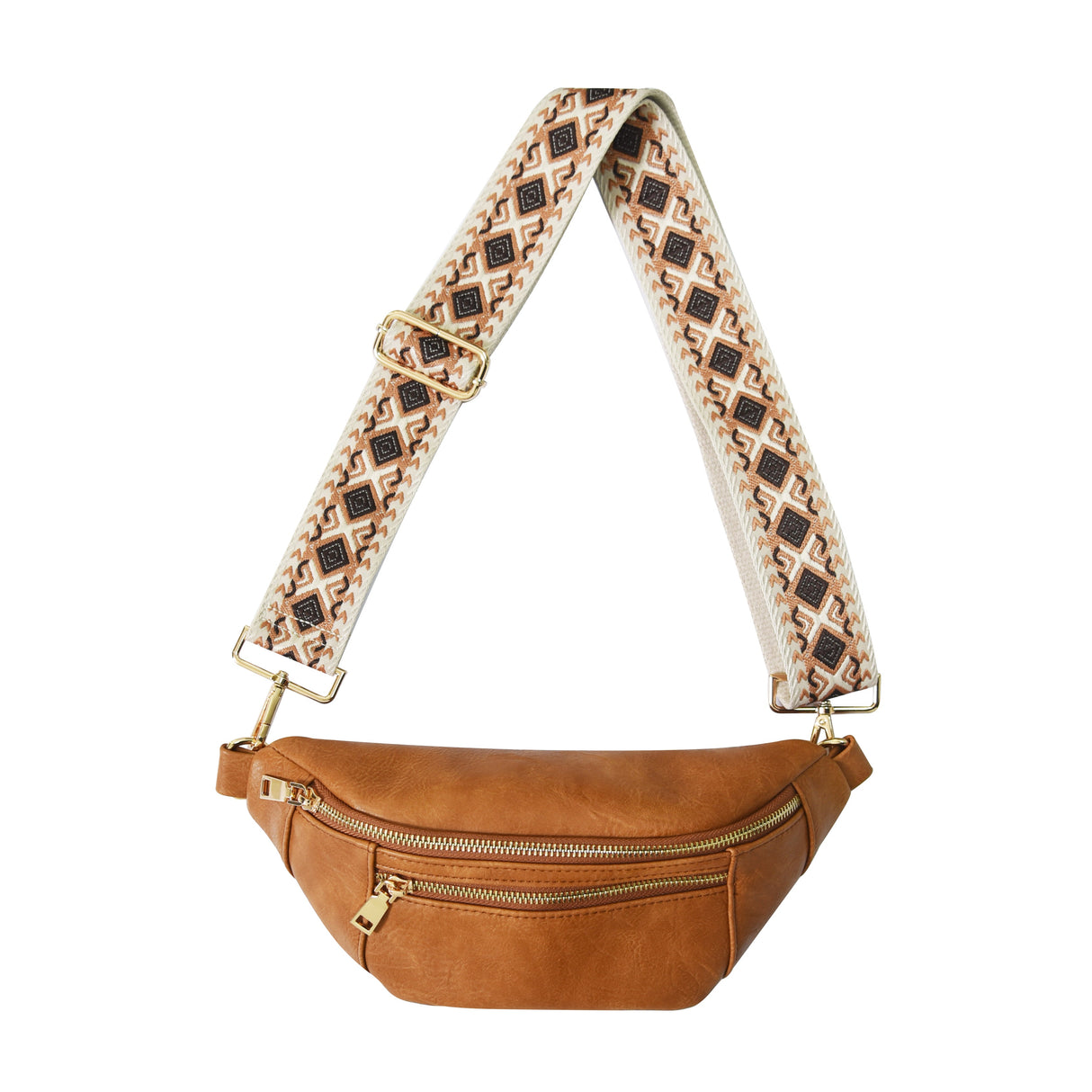 The Soho | Dual Zipper Sling Bag from Babs+Birdie