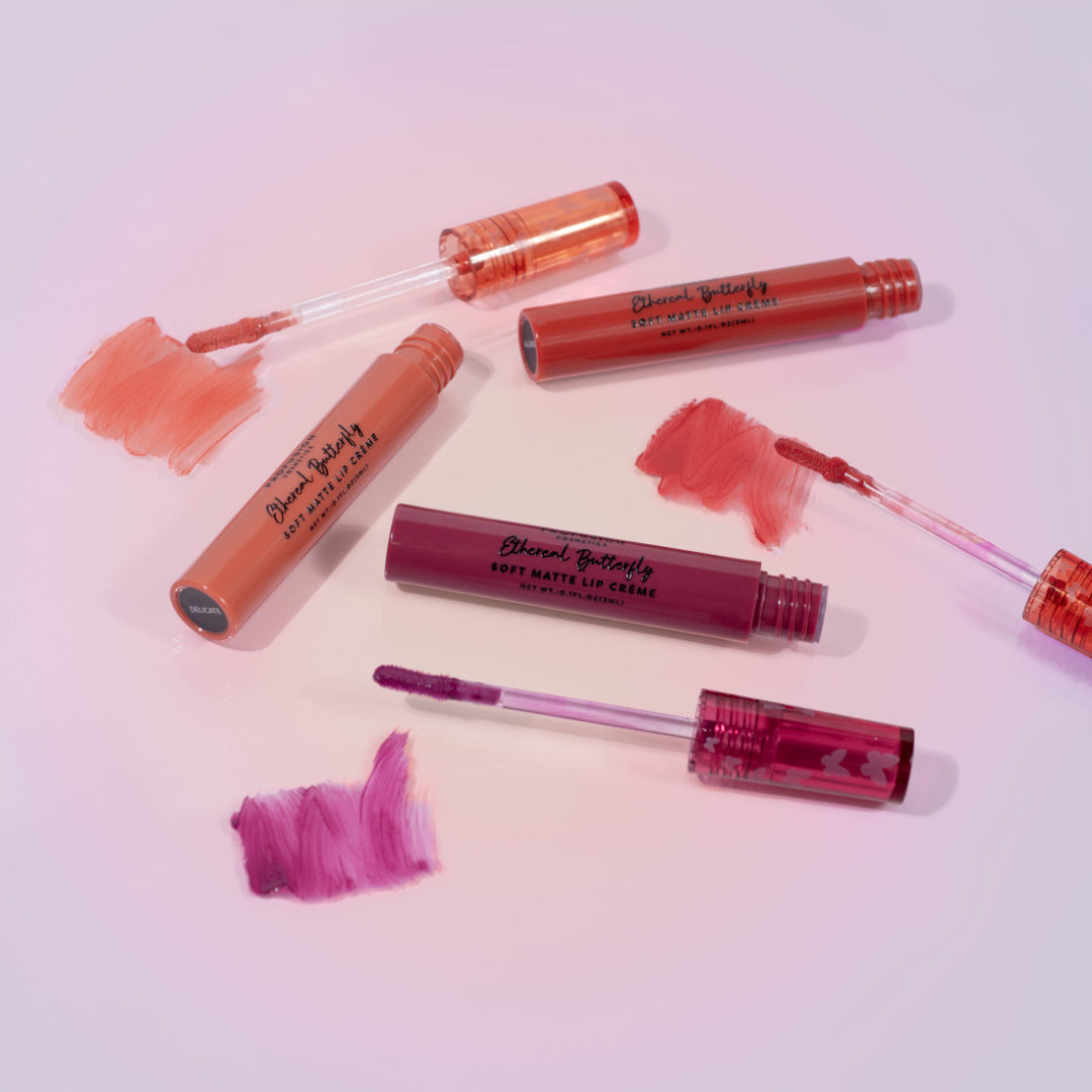 Empowered Butterfly | Soft Matte Lip Crème Set from Profusion Cosmetics