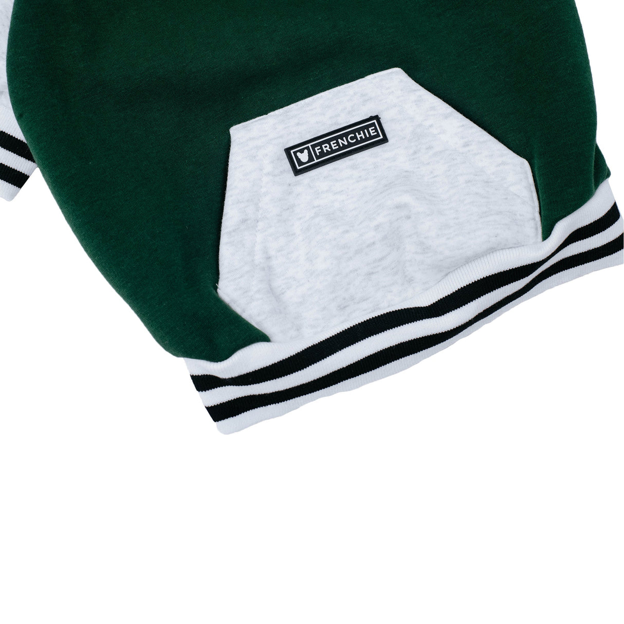 Frenchie Dog Hoodie - Emerald City Varsity from Frenchie Bulldog