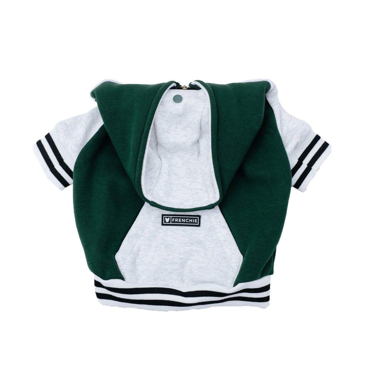 Frenchie Dog Hoodie - Emerald City Varsity from Frenchie Bulldog