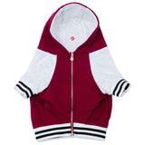 Frenchie Dog Hoodie - Ruby Varsity from Frenchie Bulldog