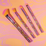 It's a Vibe | Feel the Beat 4-pc Face & Eye Brush Set from Profusion Cosmetics