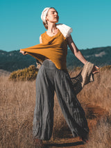 Natural Yoga Pant From Cotton Flower Clothing