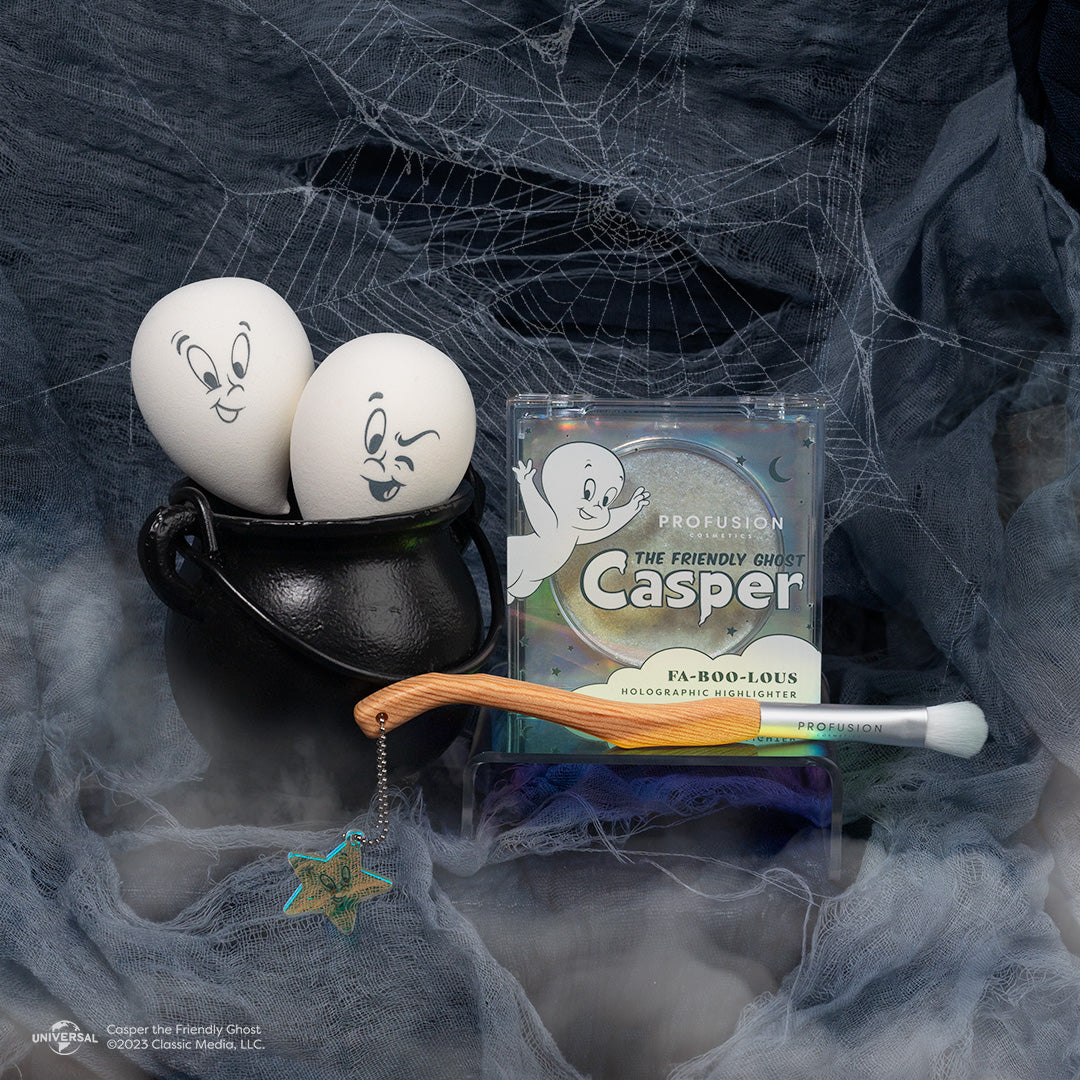 Casper The Friendly Ghost | Blissed out Blend Glow In The Dark 2 PC Blending Sponge Set from Profusion Cosmetics
