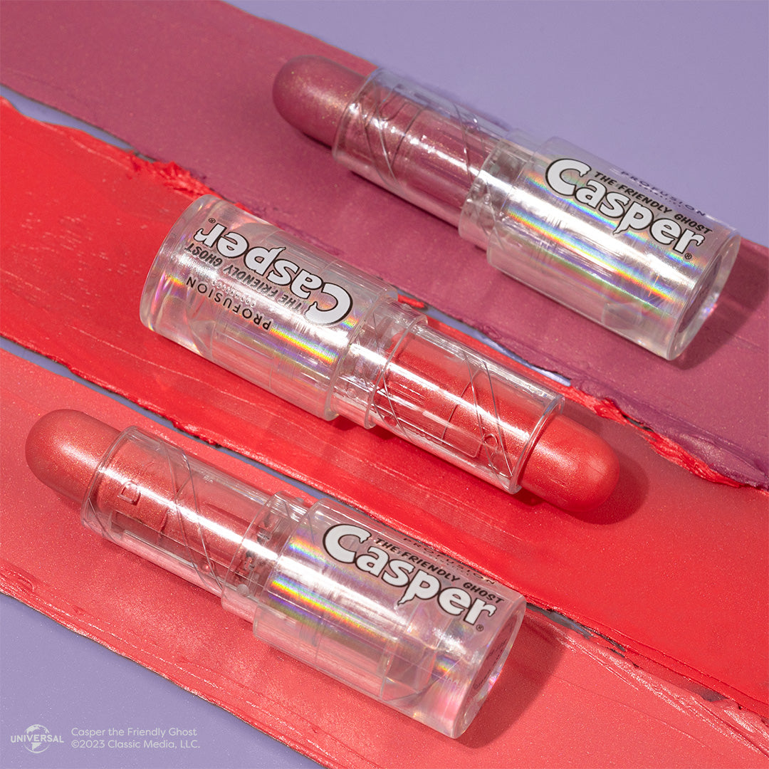 Casper the Friendly Ghost |  The Ghostly Trip 3 PC Lip & Cheek Balm Set from Profusion Cosmetics