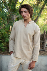 Woven Long Sleeve From Cotton Flower Clothing