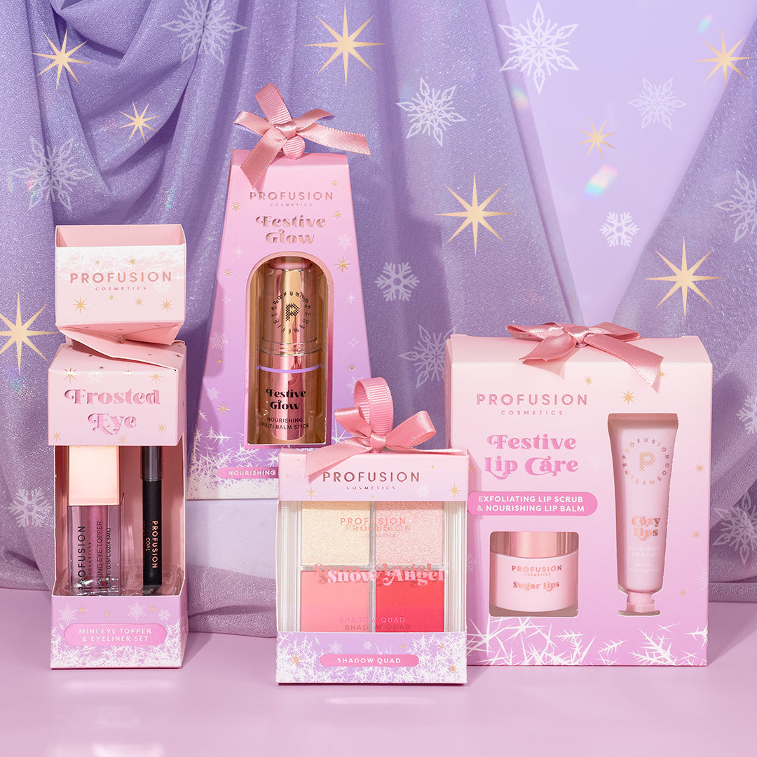Frosted Snow Sparkle | Festive Glow Nourishing Multi Balm Stick from Profusion Cosmetics