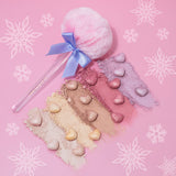 Frosted Snow Sparkle | Twinkling Lights Powder Puff Set from Profusion Cosmetics