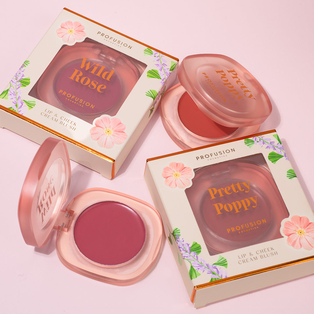 Petal Perfect | Pretty Poppy Lip & Cheek Cream Blush from Profusion Cosmetics