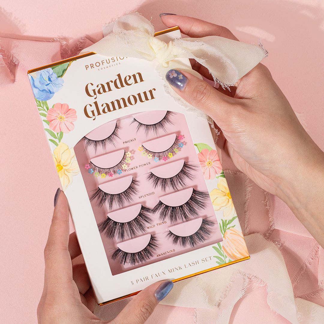 Petal Perfect | Garden Glamour 5 Pairs Faux Mink Lash Set from Profusion Cosmetics