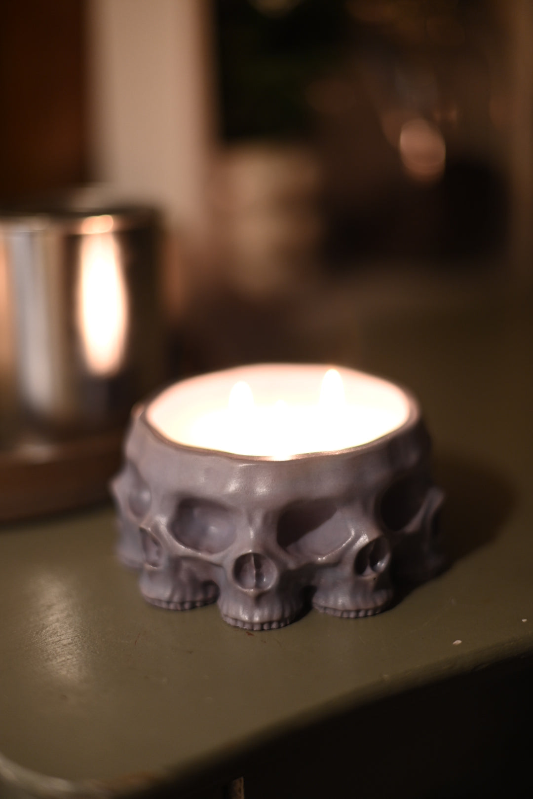 "Ol’ Skull" Candle Collection from Shop Restyled