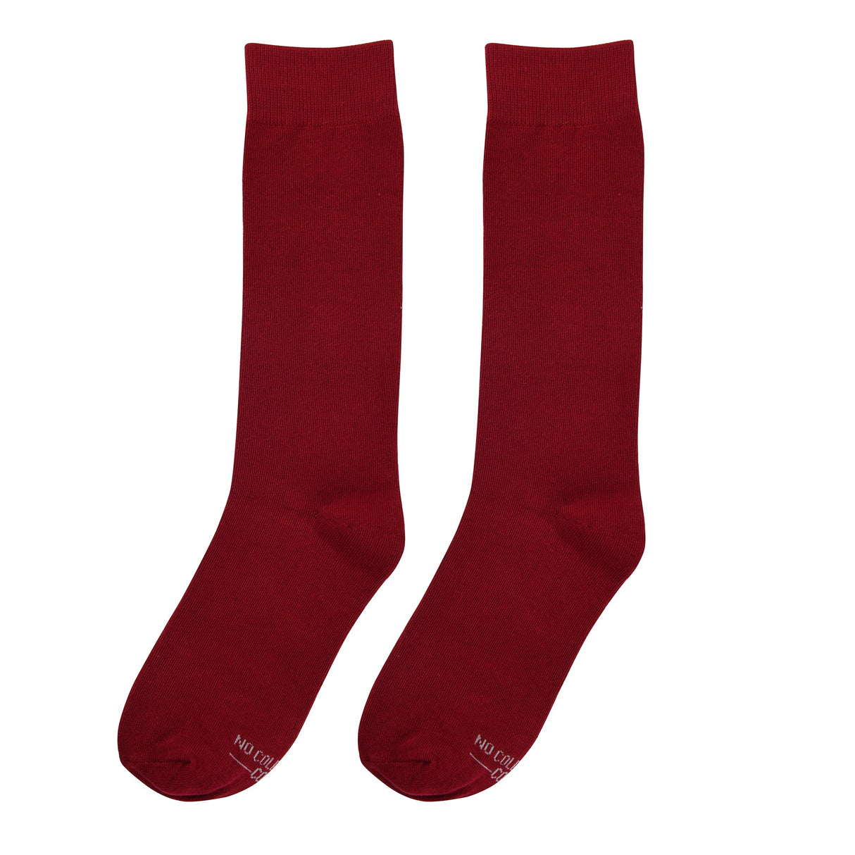 Solid Burgundy Socks from No Cold Feet