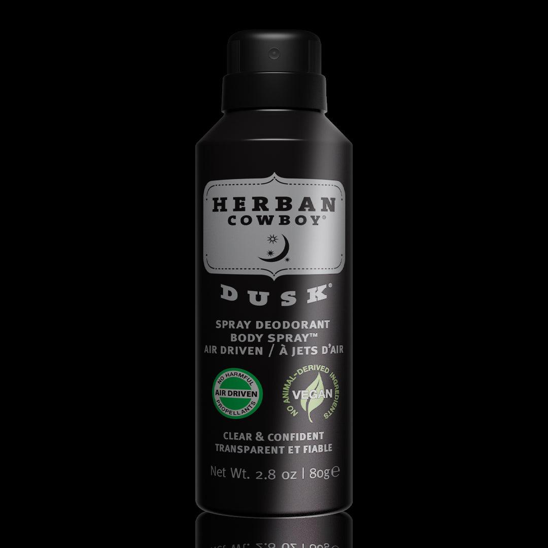 Dusk Spray Deodorant From Herban Cowboy