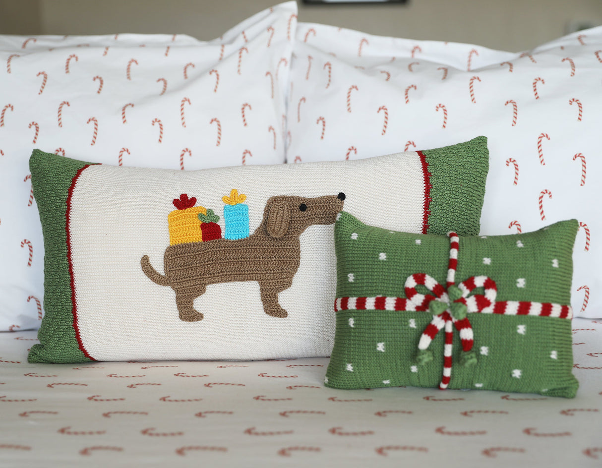 Dachshund Lumbar Pillow from Melange Collection