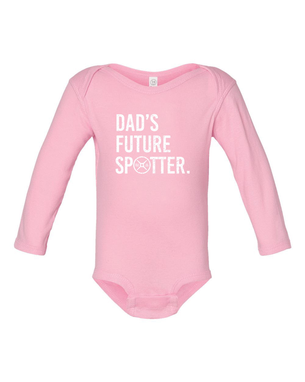 Dads Future Spotter LONG Sleeve Onesie from DadBod Apparel
