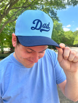 3D Embroidery 'Dad' Snapback Hat from United Monograms